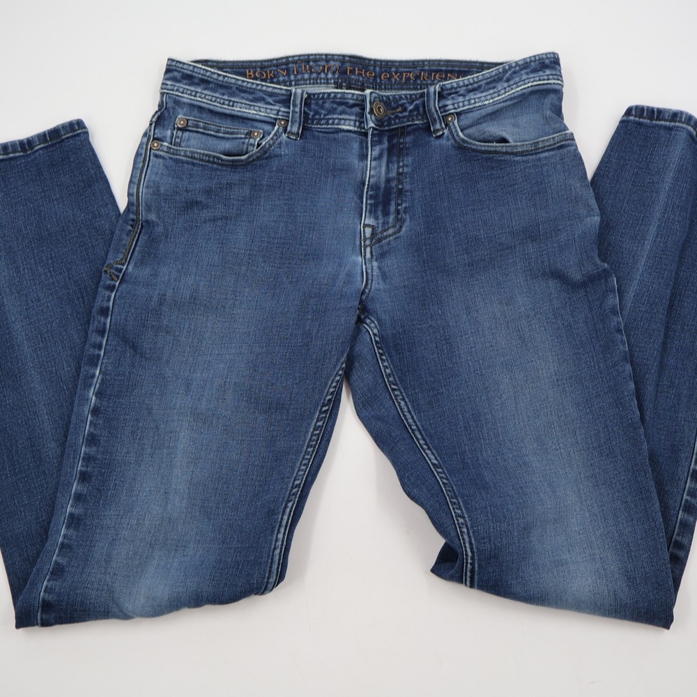 Prana Slim Fit Jeans Mens 30x32 Blue Medium Wash 5-Pocket Denim